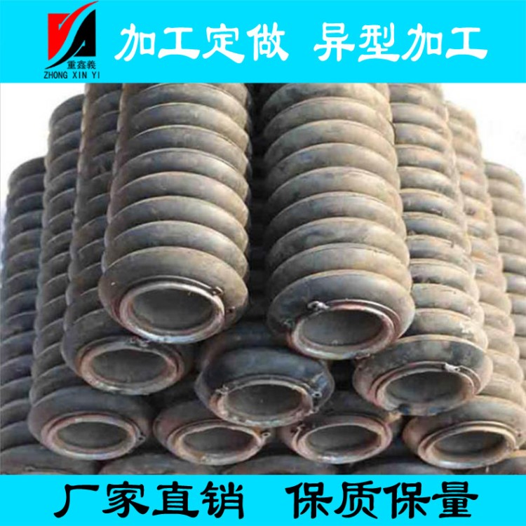 重型缓冲托辊组 缓冲橡胶上托辊组 橡胶圈式缓冲托辊 铸胶托辊