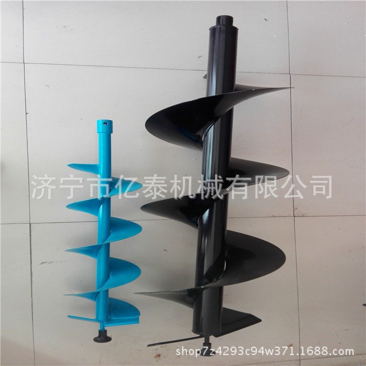 道路绿化种植 操作舒适 锰钢合成钻头 小型通用汽油机挖坑机