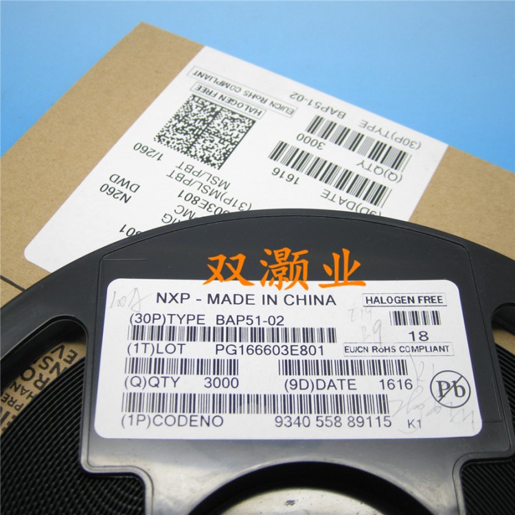 BAP51-02 丝印K1 SOD523 原装NXP RF PIN二极管