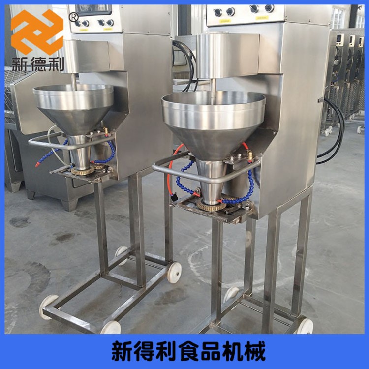 食品级肉类丸子机 变频虾丸机 新得利一次成型丸子加工机器 现货