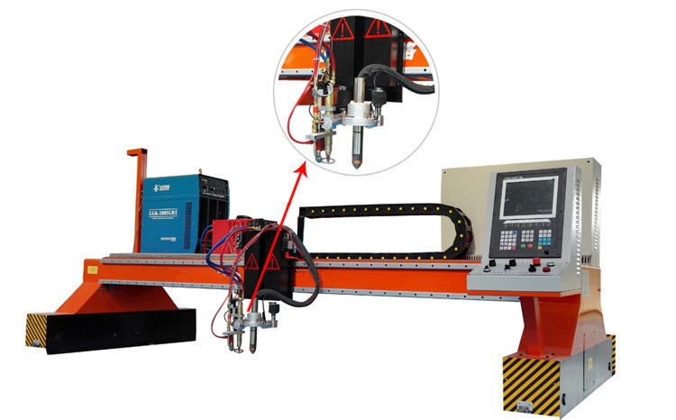 广东江门佛山龙门式火焰离子数控台式切割机便携式数控切割机