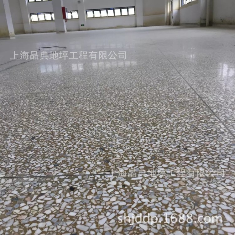 水磨石地坪晶面抛光施工价格  环氧地面翻新 混凝土地坪浇筑找平