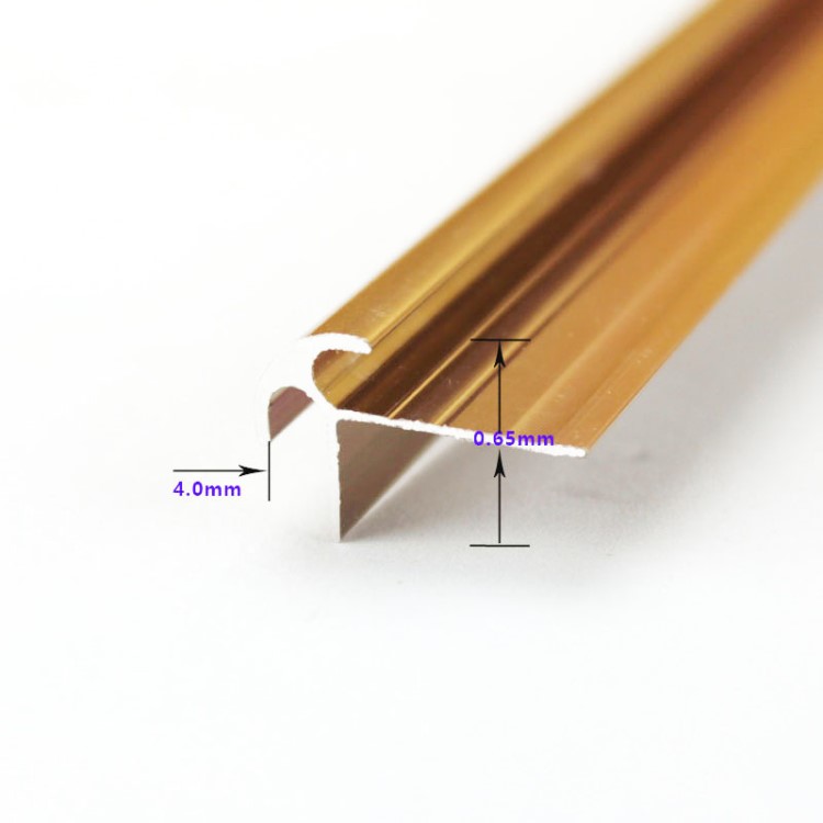 铝合金阳角线 阴角线 收边条 T字条 隔条 工字条装饰线条批发