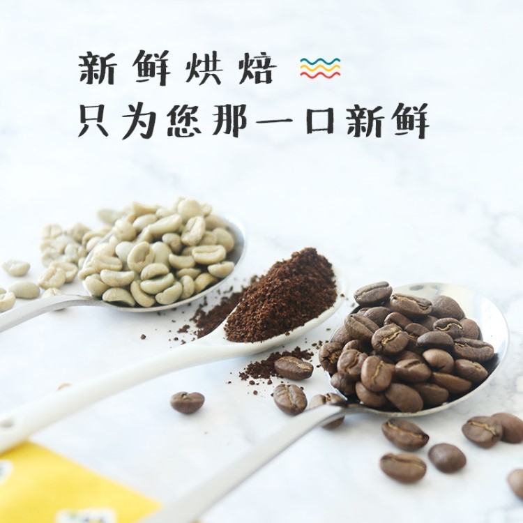 精品咖啡 豆豆肥哥斯达黎加咖啡豆 豆现烘焙可代磨黑粉227g