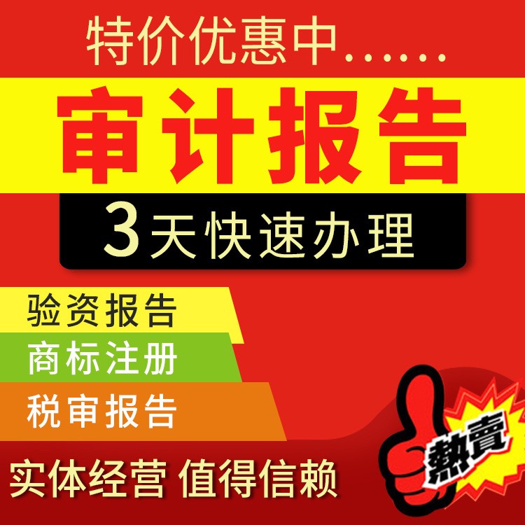 广州注册年检审计报告出具各类公司审计报告公司审计报告验资报告