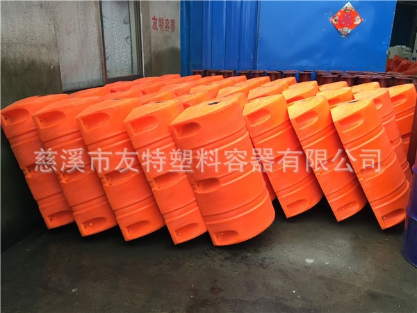 友特滚塑订制 PE滚塑浮体 耐老化抽沙疏浚管道浮体 航道警示浮体