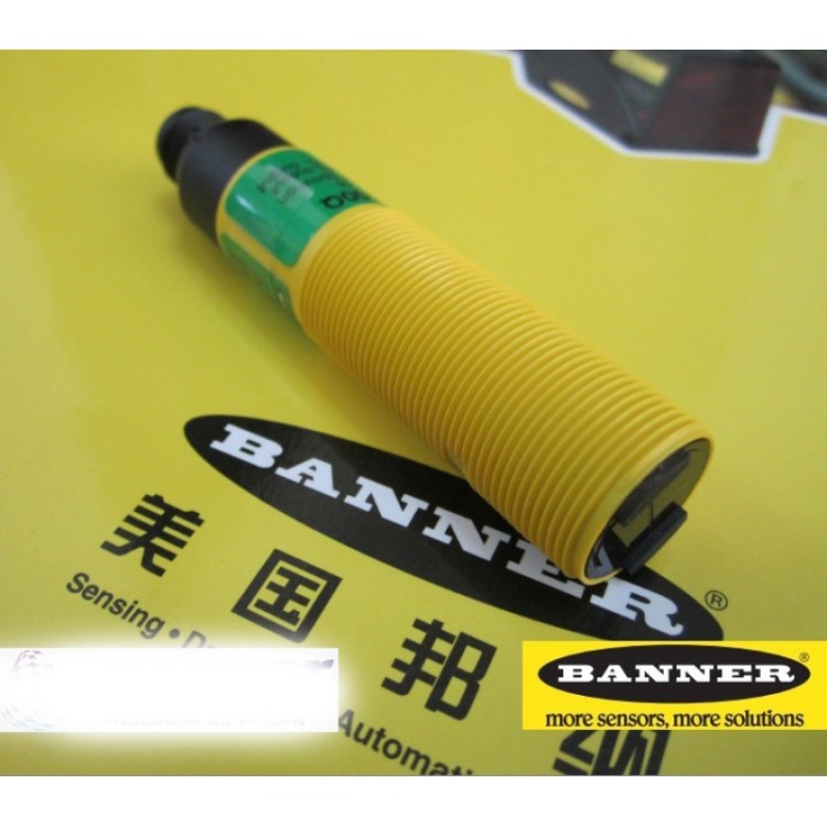 S18SP6FF100Q邦纳传感器BANNER圆柱型IP69K漫反射式光电传感器