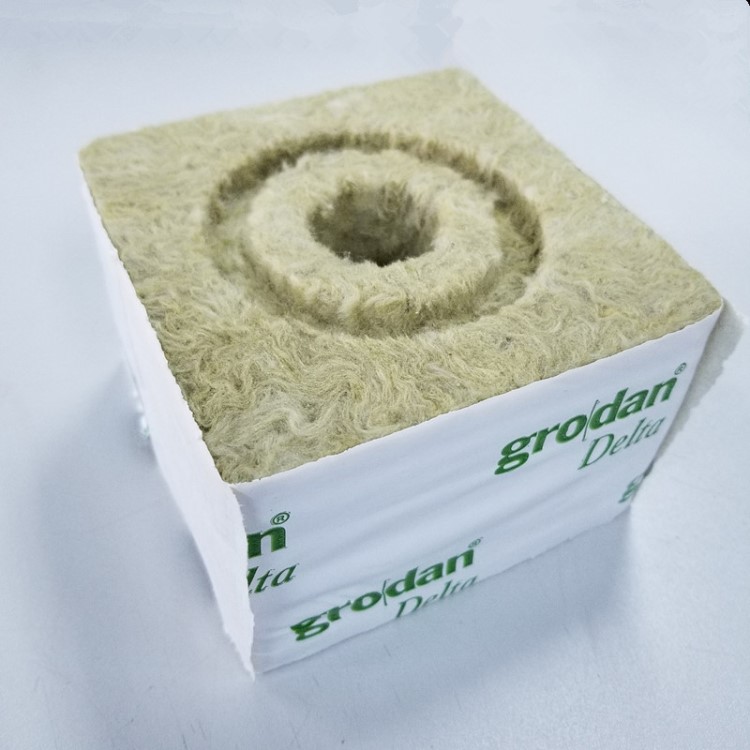 荷兰GRODAN 100*100*65MM 4英寸无土栽培基质农用种植岩棉块