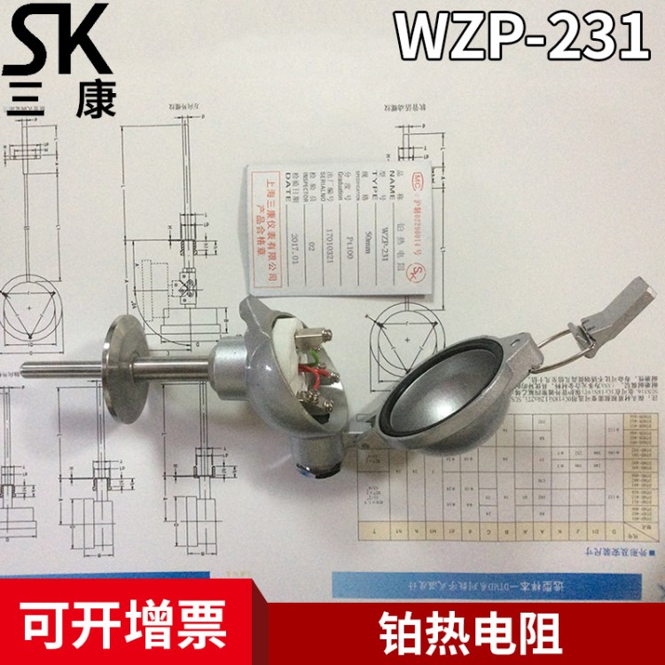 直销pt100铂热电阻 防爆防腐耐磨电阻 铂热电阻传感器