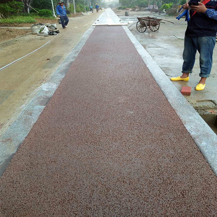 广西彩砼肇庆市透水地坪 彩色透水混凝土固化混凝土厂家零售批发