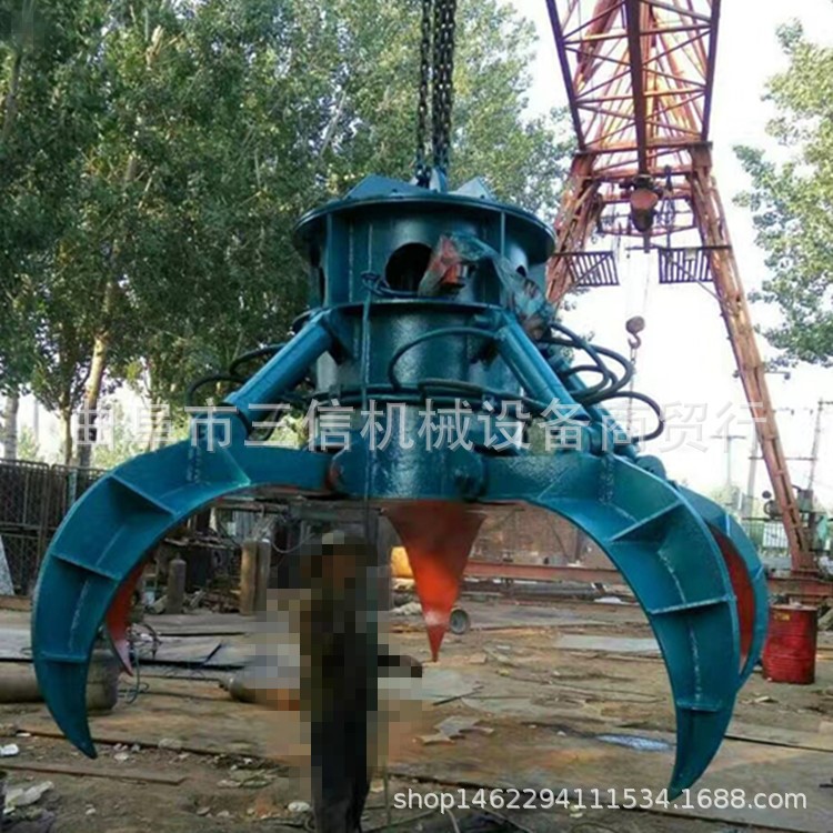 江苏四爪五抓梅花抓钢机 液压抓钢机 旋转抓钢机参数