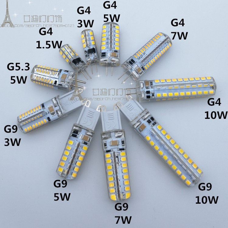 G4\G5.3\G9 LED高亮12V\220V水晶灯灯珠插脚玉米灯节能中国大陆其