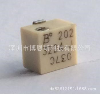 批发3224J贴片可调B2K电位器,BOURNS多圈电阻电位器3224J-1-202E,