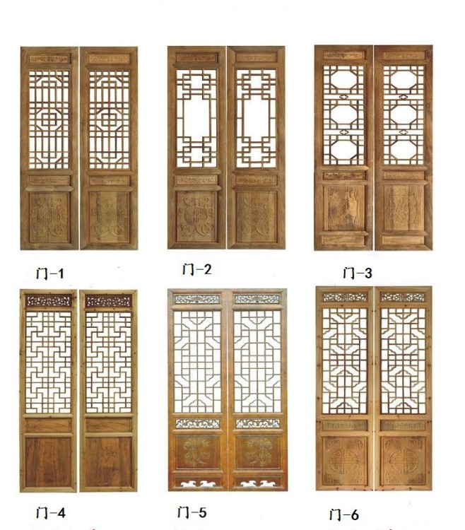 厂家定制仿古门窗 中式文字雕刻实木花格古典工艺电视背景墙装饰