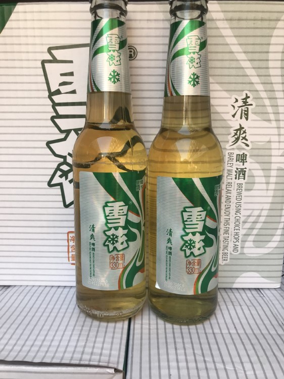 雪花啤酒 小瓶雪花清爽啤酒 330ml*24 整箱