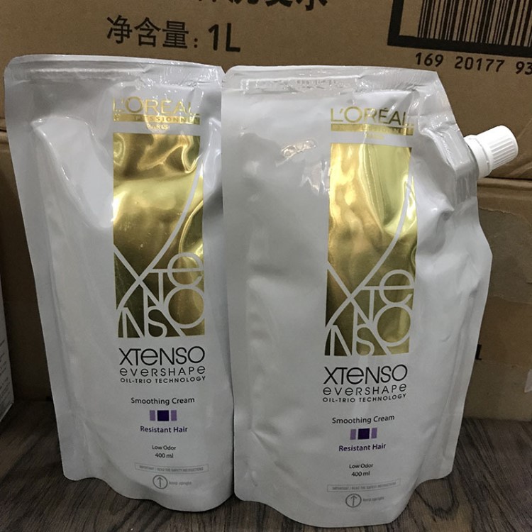 欧莱雅探索水润烫发膏400ml 热烫软化剂拉直膏烫卷发药水无味