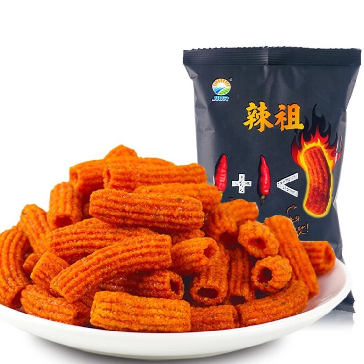 批发韩国九日辣炒年糕条辣统糯米打糕膨化休闲零食品100g