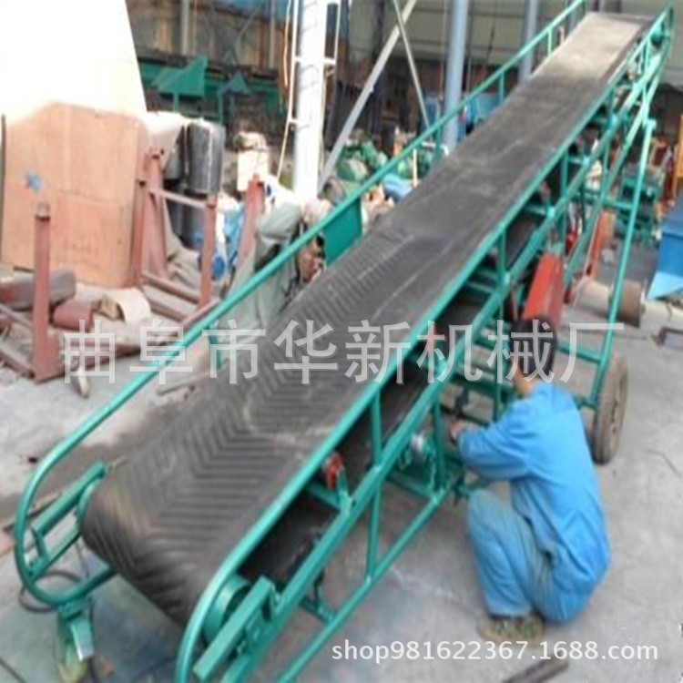 厦门皮带输送机厂家 加固支撑架皮带输送机 不同款式皮带输送机