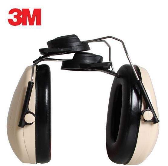3M H6P3E挂帽式耳塞防噪音隔音工地机械射击防护耳罩