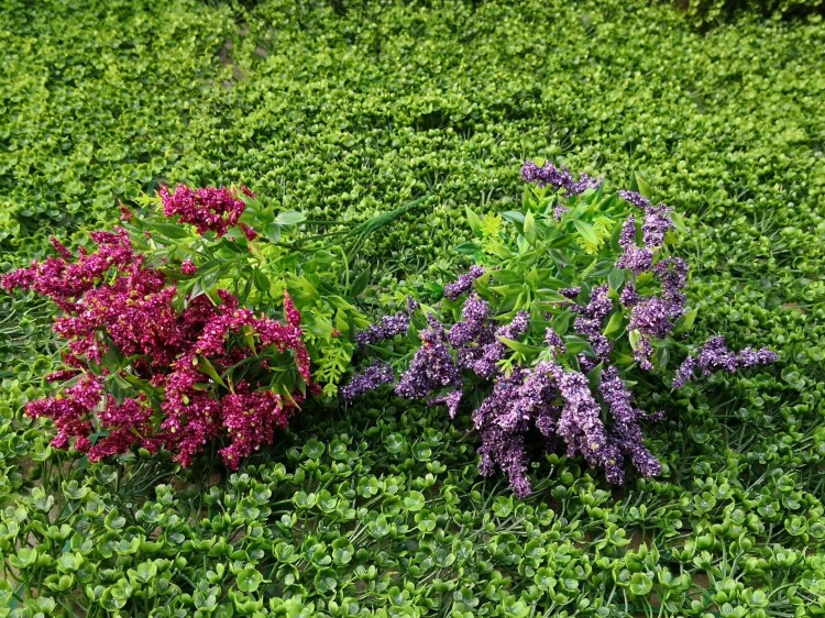 千屈菜  紫草 塑料花 仿真植物 植物墙 绢花 仿真花  绿植