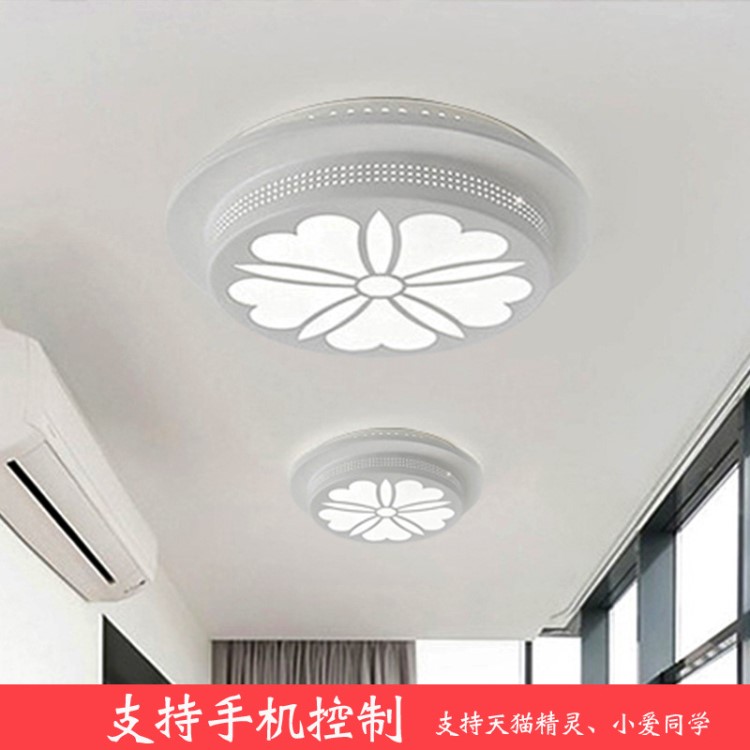 led灯走廊灯玄关灯 圆形现代简约灯 创意智能感应吸顶灯灯具家具