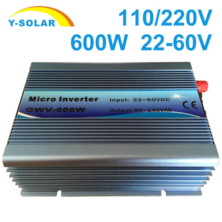 跨境太阳能并网逆变器跟踪点光伏发电GWV-600W 220V110V