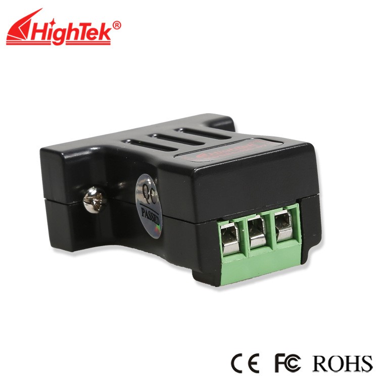 HighTek RS232转RS485转换器 无源防静电防雷串口转换器HC-07