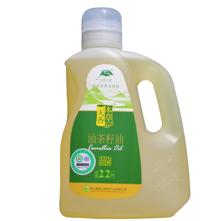 本草天香2.2L壶装冷榨有机山茶油