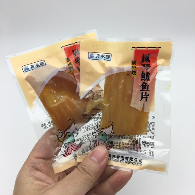 包邮 舟水联铁板烧风琴鱿鱼片5斤