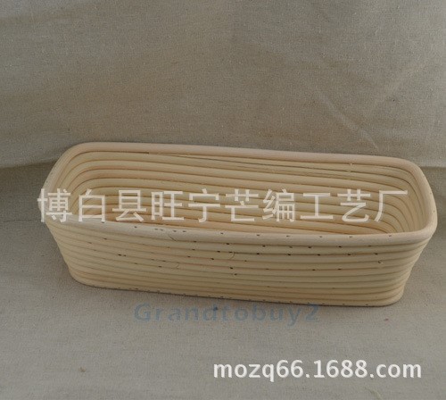 长方形发酵面包篮 印尼藤条编织品 进出口欧洲 手工品