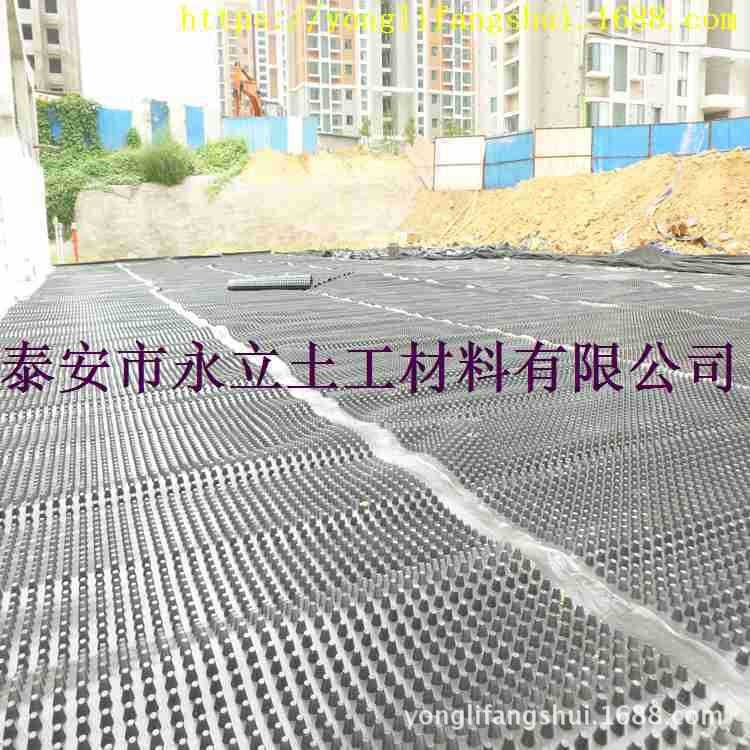 潍坊车库滤水板@淄博建筑地下室排水板厂家直销