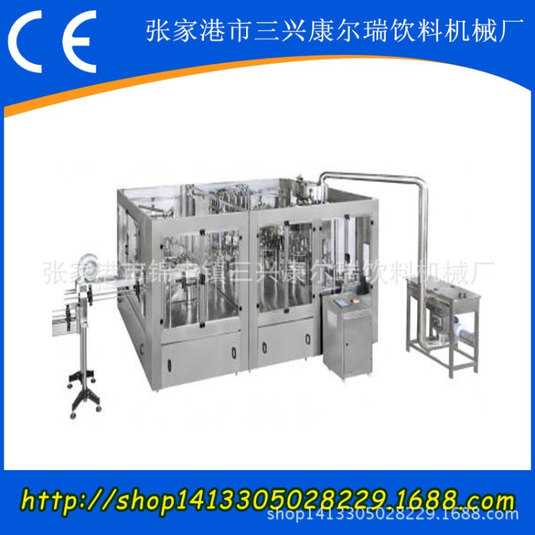 张家港不含气饮料灌装设备三合一体机组 饮料灌装机械厂家直销