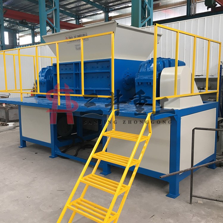 厂家定做双轴重型破碎机 工业大型塑料粉碎机 金属撕碎机采购批发