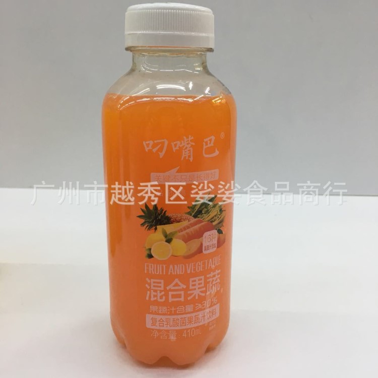 叼嘴巴 复合乳酸菌果蔬汁 芒果 多种品味  果汁饮料410ml*15