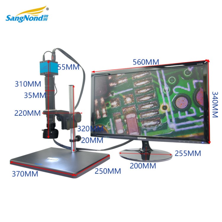 1600万像素1000倍高倍工业电子数码视频电视显微镜 维修放大镜