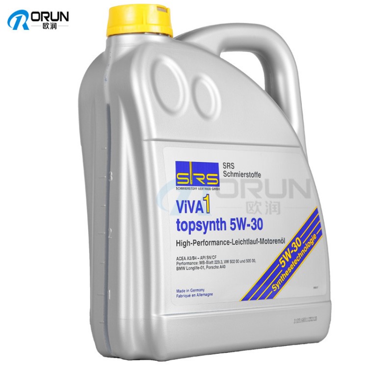 SRS viva topsynth多力威5W-30全合成汽车润滑油发动机油批发