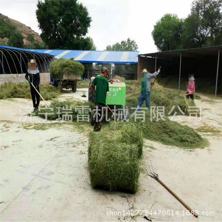 干青草打捆机 移动式饲料打包机 小型 饲草秸秆捆草机 养殖业