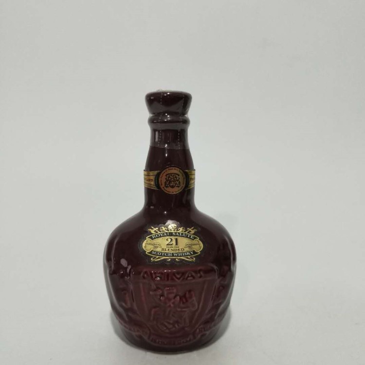 礼炮21年 Royal Salute 威士忌红色 小酒版酒伴 50ml