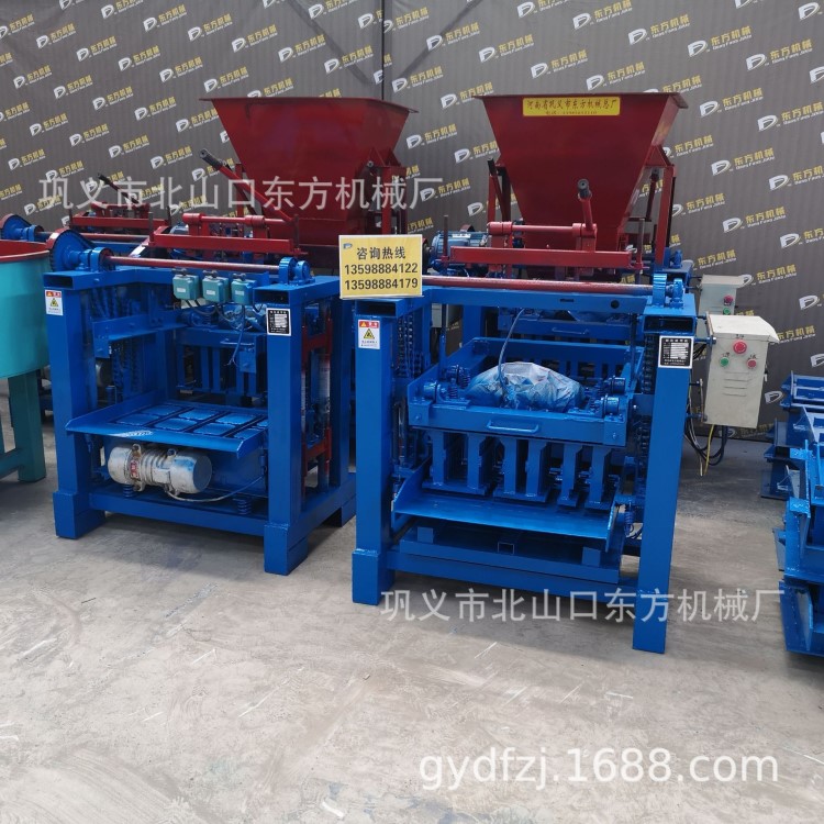 贵州小型4-35机水泥砖机空心砖机液压砖机移动砖机异形模具砖机