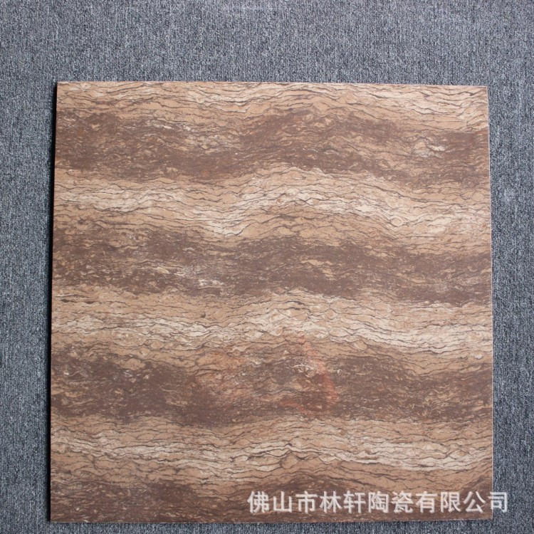 厂家大量生产佛山瓷砖 600*600明珠玉抛光砖 咖啡色