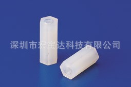 现货供应KSS六角内螺纹隔离柱 塑料铜柱 HTP-310 HTP-312 环保