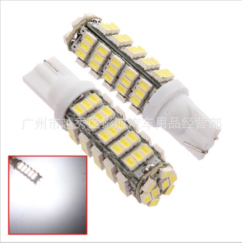 汽车改装前照灯 w5wT10 68SMD 1206 LED仪表灯示宽灯阅读灯牌照灯