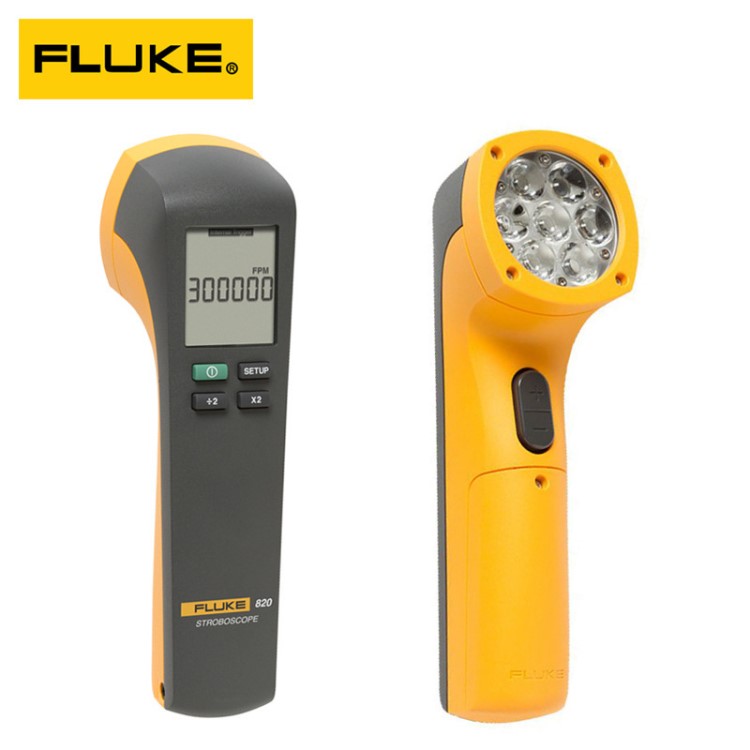 FLUKE福禄克820-2便携式频闪仪转速表 非接触数显转速计F820-2