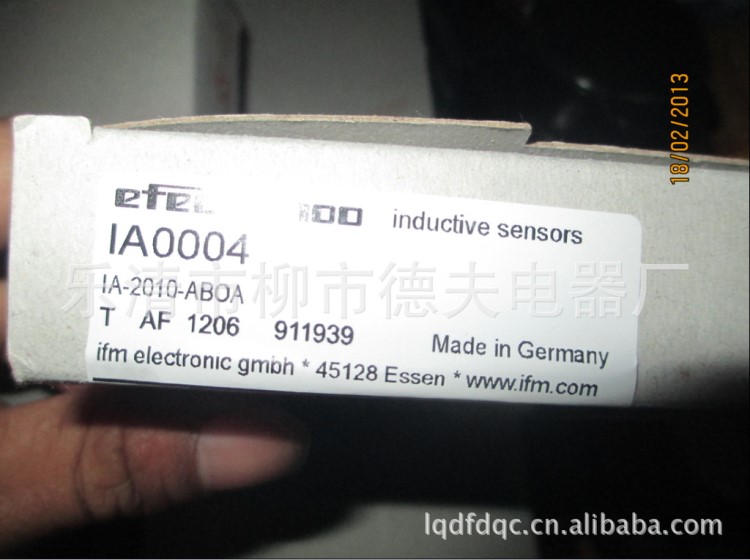  高品质  IFM 易福门接近开关 IA0004  IA-2010-ABOA