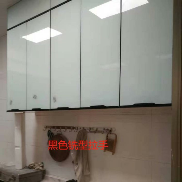 家装建材厂家直销晶钢橱柜门定做批发隐边铣型拉手做现代简约