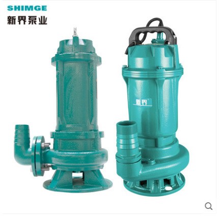 新界污水泵220v/380v工业家用高扬程排污潜水泵地下室污水提升泵