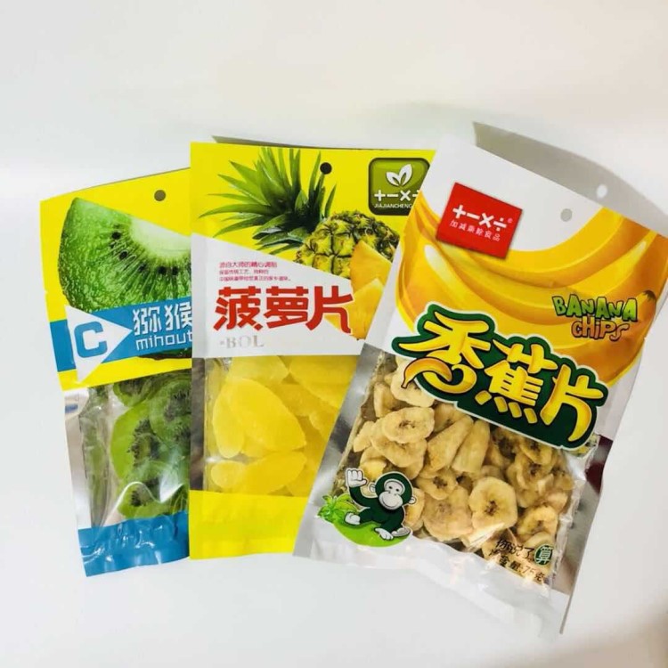 混批包邮 加减乘除 菠萝片/猕猴桃果片 100g 休闲零食品水果批发