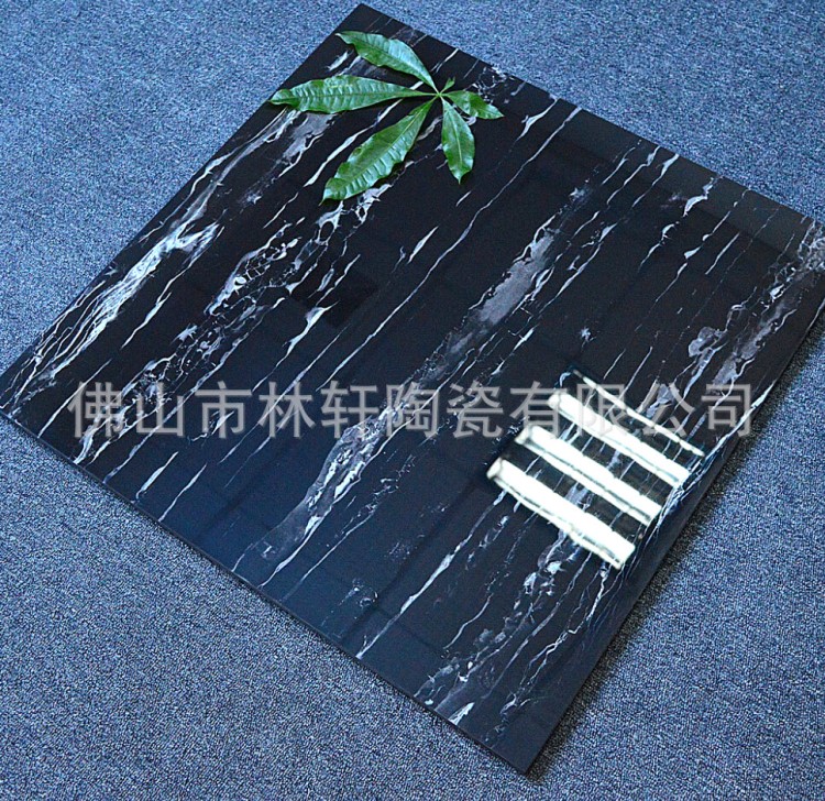 新款全抛釉地板砖 高清喷墨地砖600*600客厅防滑瓷砖 出租房