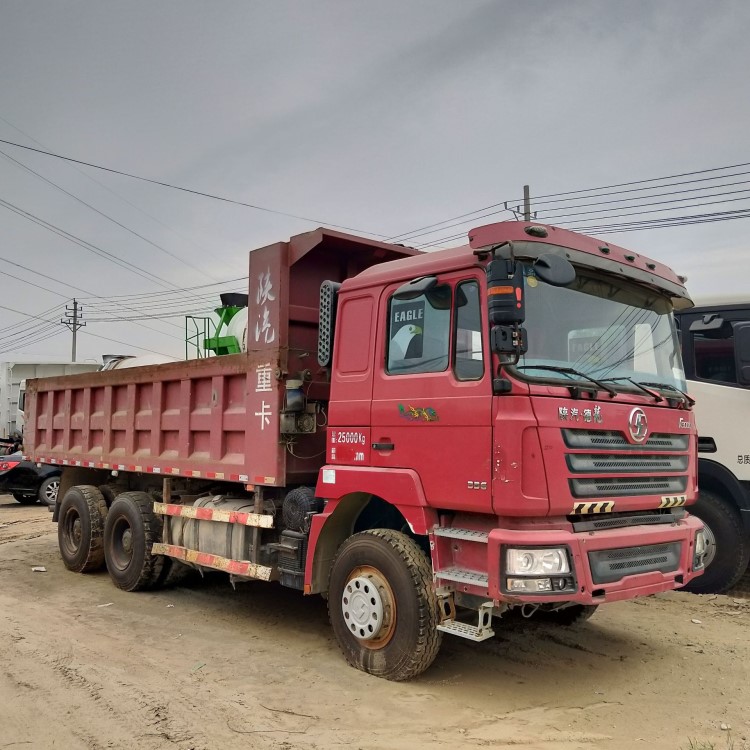 二手陕汽德龙 土方后双桥工程自卸货车 前四后八后八轮自卸车