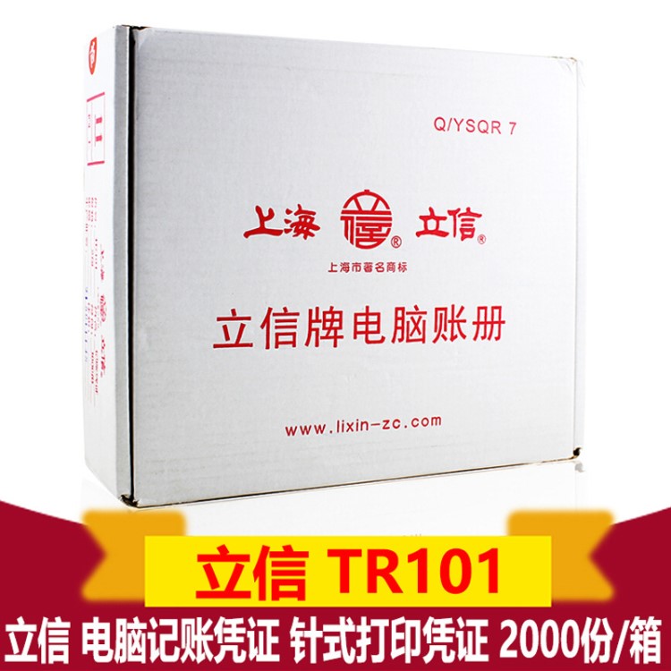 立信TR101记账凭证会计财务套打电脑账册连打凭证纸针打印凭证